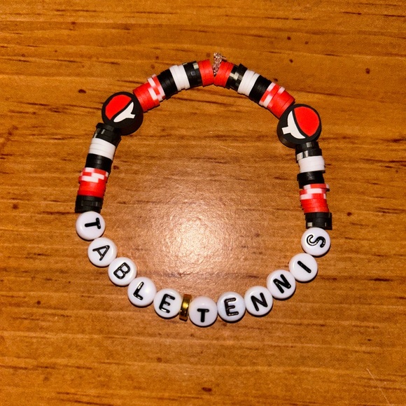 Table Tennis Heishi Bracelet - Picture 3 of 10